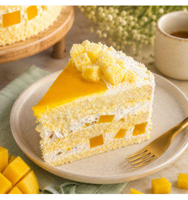 Mango Sunkissed Cake Slice