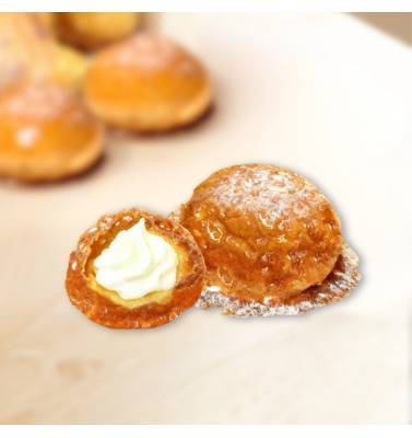 Crispy Caramel Pudding Mini Puff - 12pcs