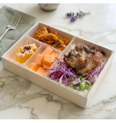Pan-Fried Chicken Thigh Bento 香煎雞胸肉便當