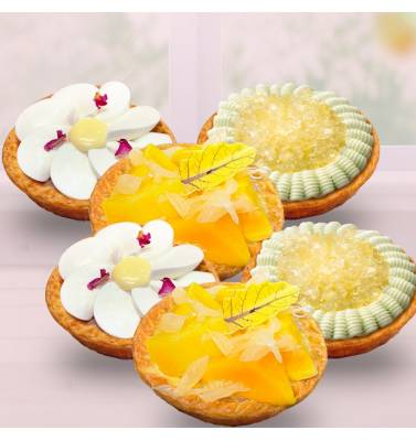 6pcs Seasonal Tart Mix & Match