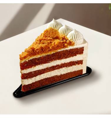 Vanilla Lotus Gula Melaka Cake Slice
