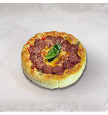 Chicken Pepperoni Focaccia