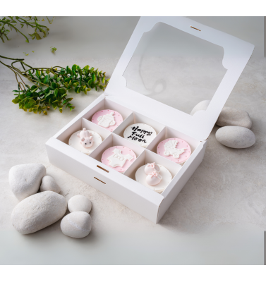 Classic Baby Girl Cupcakes
