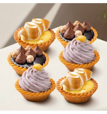 6pcs Specialty Tarts (Lemon/ Hazelnut/ Taro Tarts)