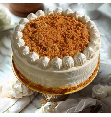 Vanilla Lotus Gula Melaka Cake  (3 Days Pre-Order)