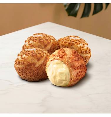 Premium Durian Crispy Cream Puff – 4pcs